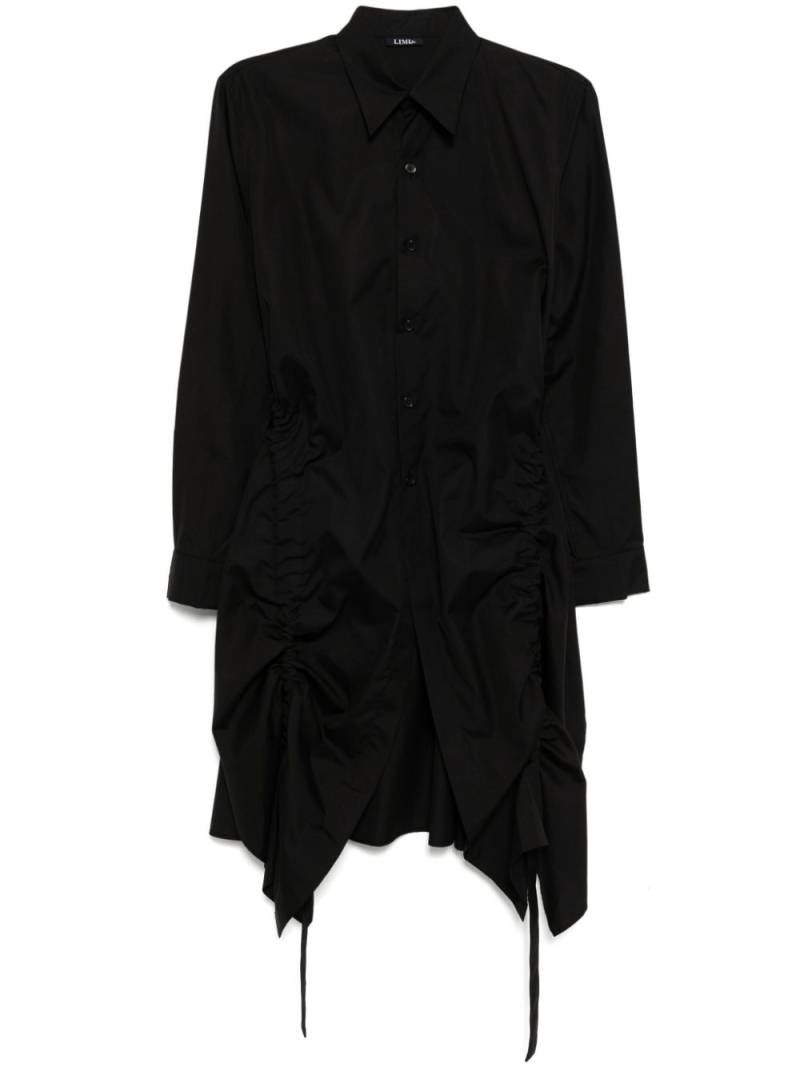 Yohji Yamamoto elasticated shirt - Black von Yohji Yamamoto