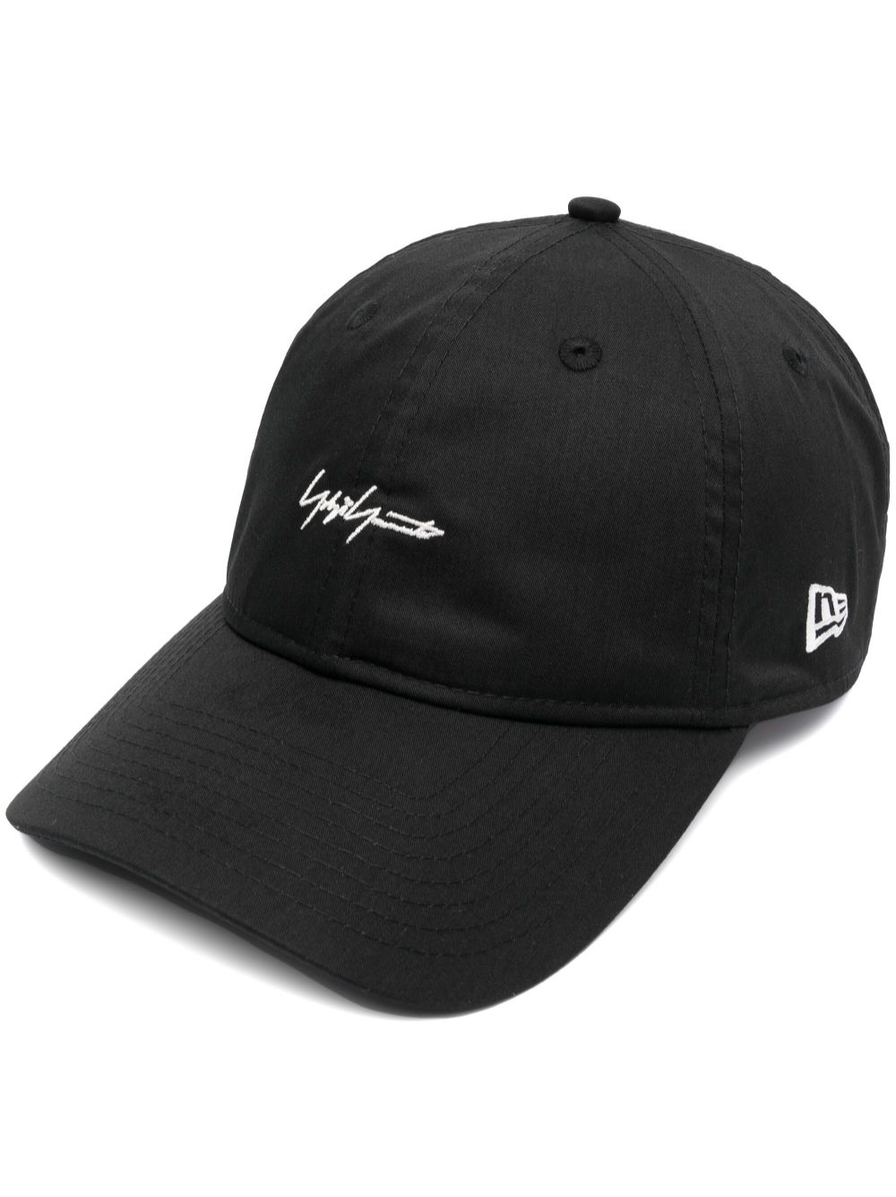 Yohji Yamamoto embroidered-logo cap - Black von Yohji Yamamoto