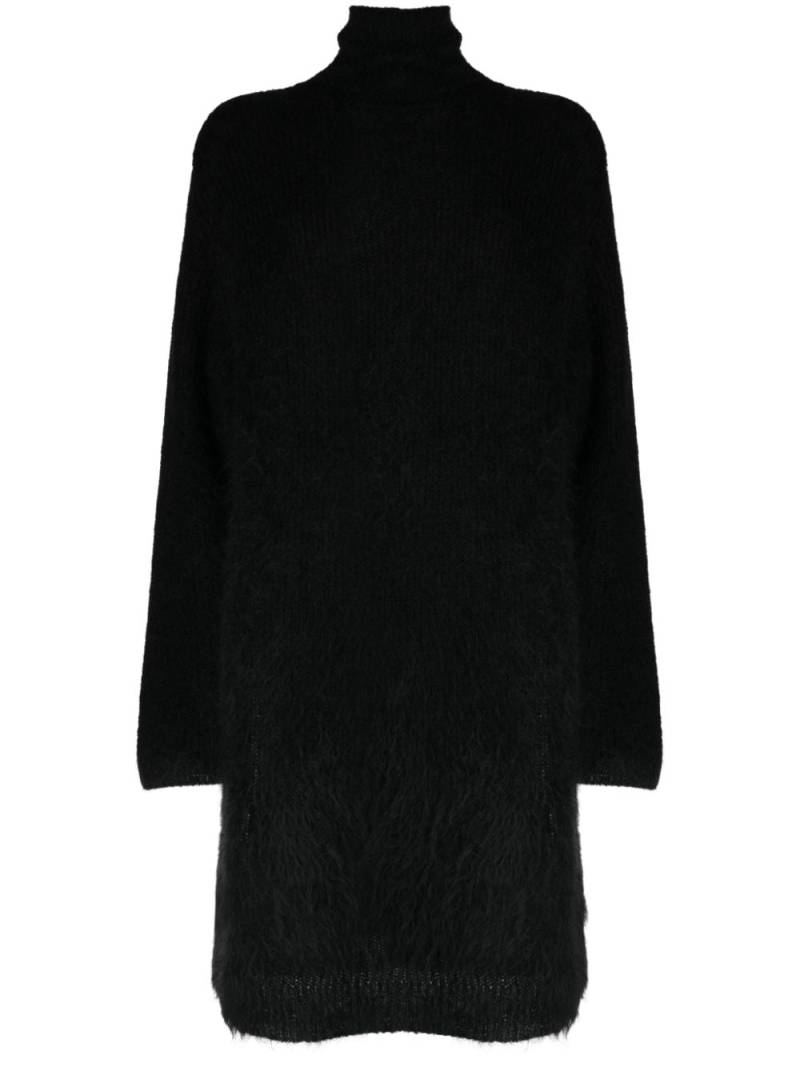 Yohji Yamamoto high-neck long-length jumper - Black von Yohji Yamamoto