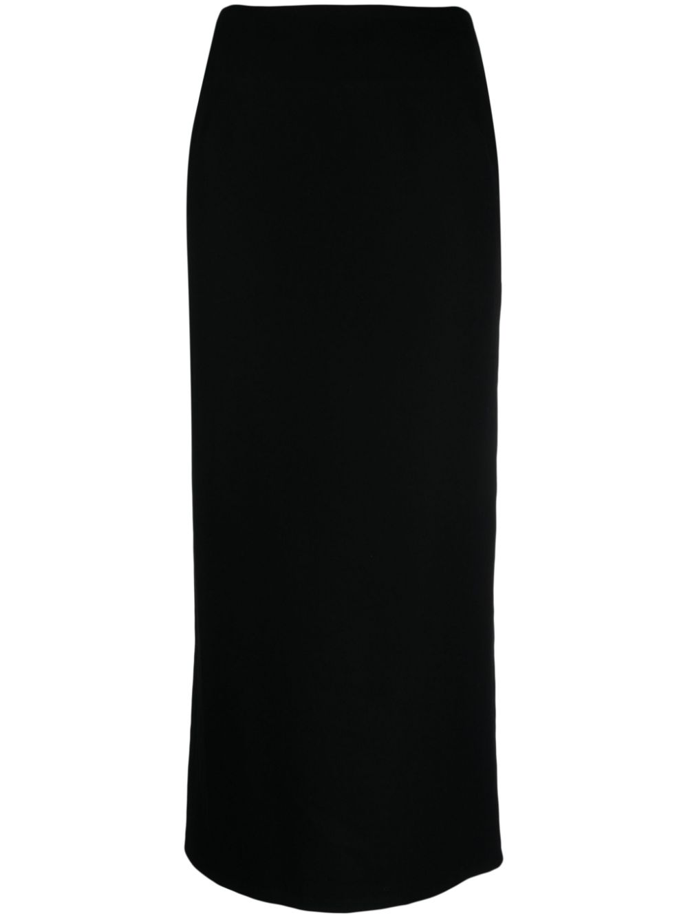 Yohji Yamamoto high-waist wool pencil skirt - Black von Yohji Yamamoto