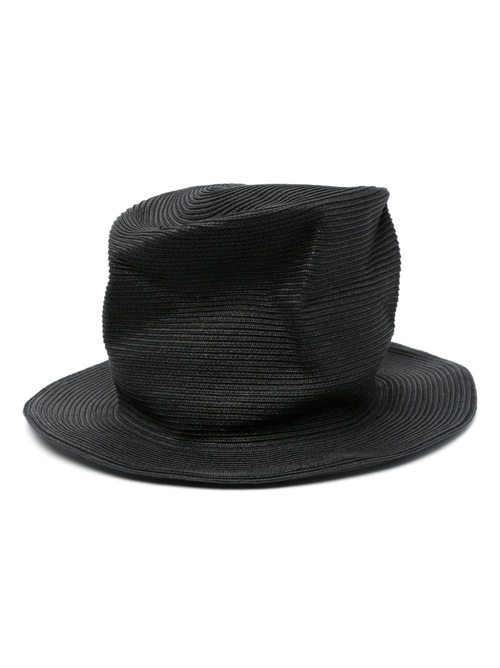 Yohji Yamamoto interwoven design trilby - Black von Yohji Yamamoto