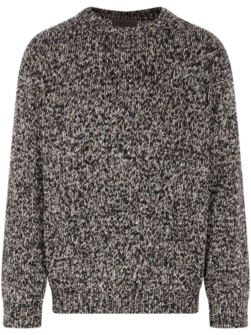 Yohji Yamamoto knitted jumper - Black von Yohji Yamamoto