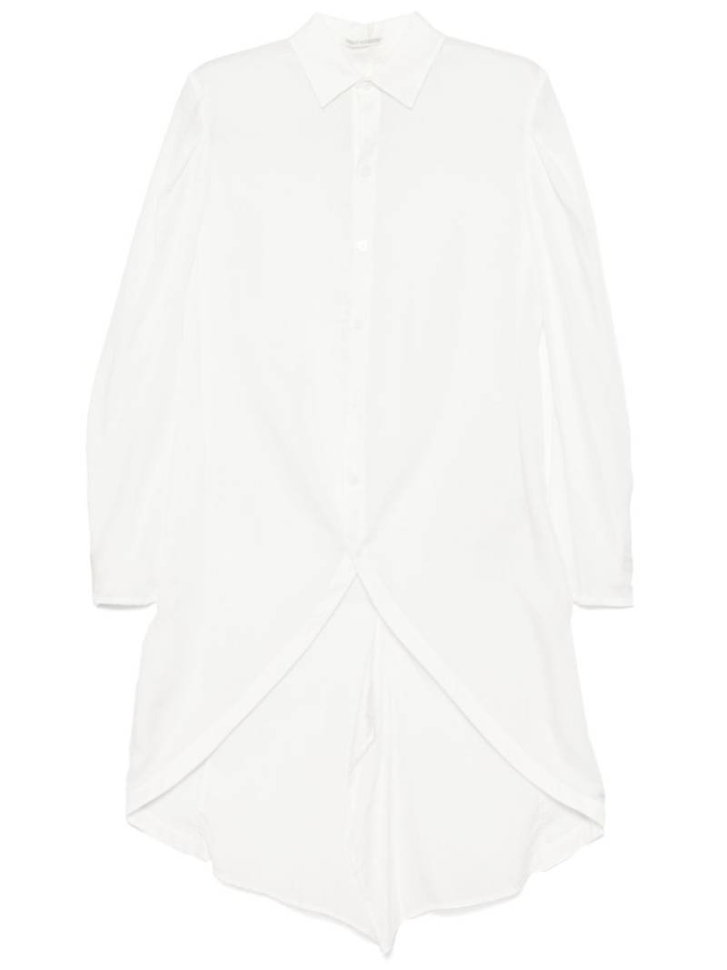 Yohji Yamamoto long-sleeved shirt - White von Yohji Yamamoto