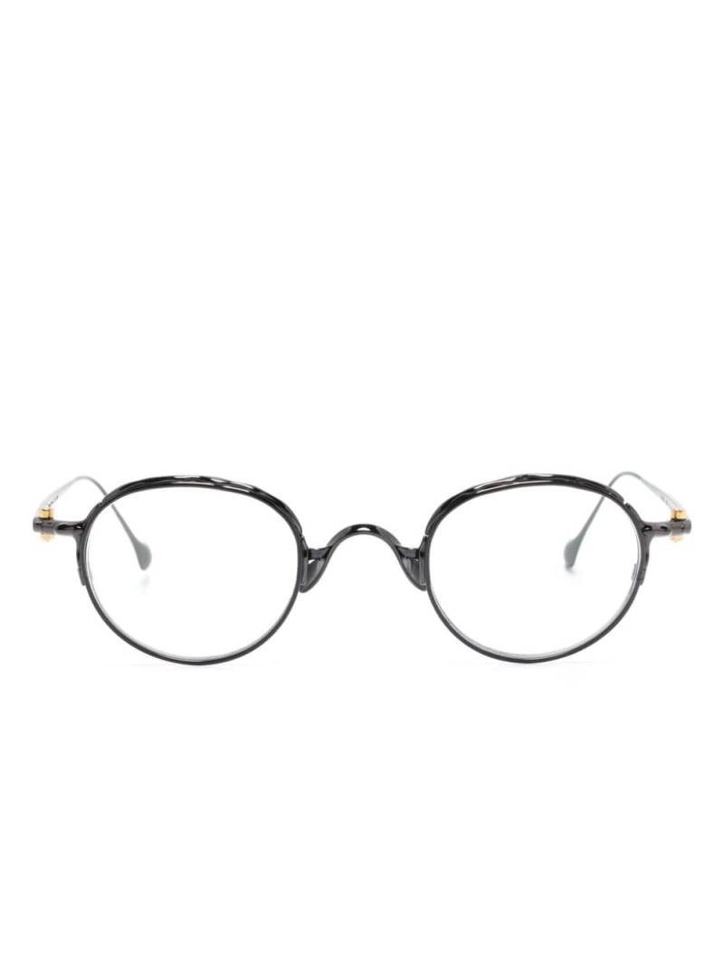 Yohji Yamamoto oval-frame glasses - Black von Yohji Yamamoto