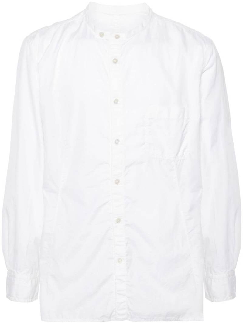 Yohji Yamamoto plain cotton shirt - White von Yohji Yamamoto