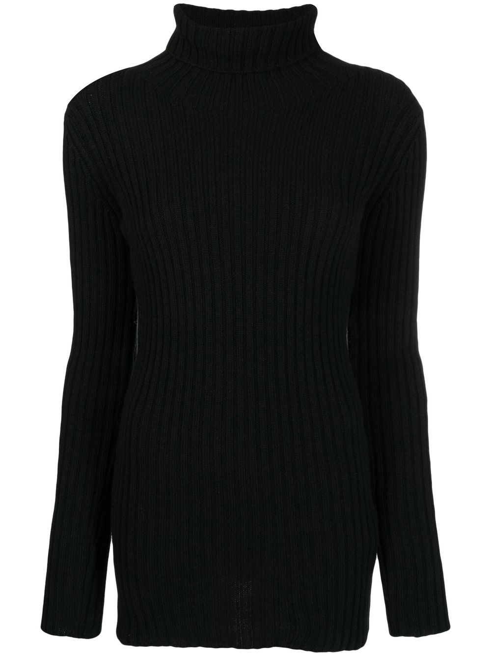 Yohji Yamamoto roll-neck long-sleeve jumper - Black von Yohji Yamamoto