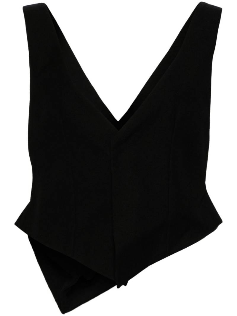 Yohji Yamamoto single-breasted waistcoat - Black von Yohji Yamamoto