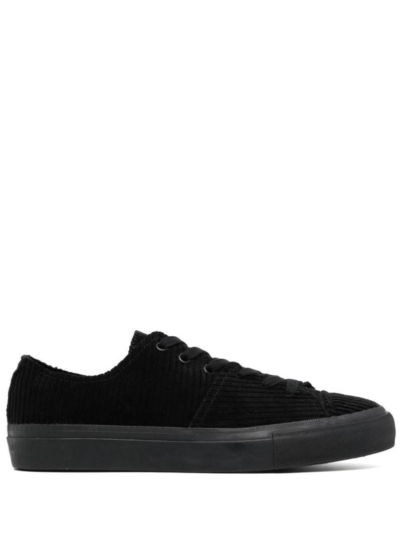 Yohji Yamamoto velvet low-top sneakers - Black von Yohji Yamamoto