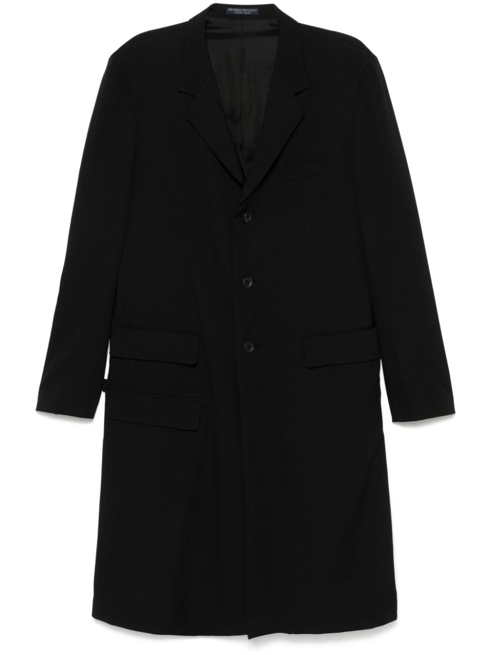 Yohji Yamamoto wool coat - Black von Yohji Yamamoto