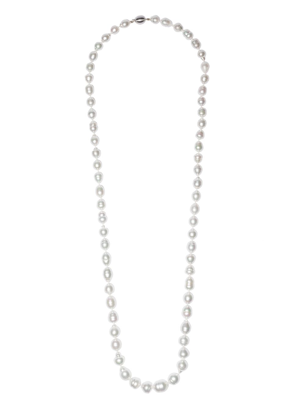 Yoko London 18kt white gold Baroque south sea pearl necklace - Silver von Yoko London