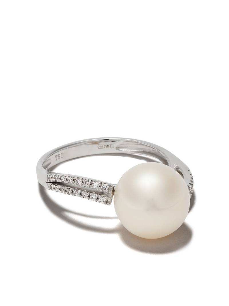 Yoko London 18kt white gold Classic Freshwater pearls and diamond ring - 7 von Yoko London