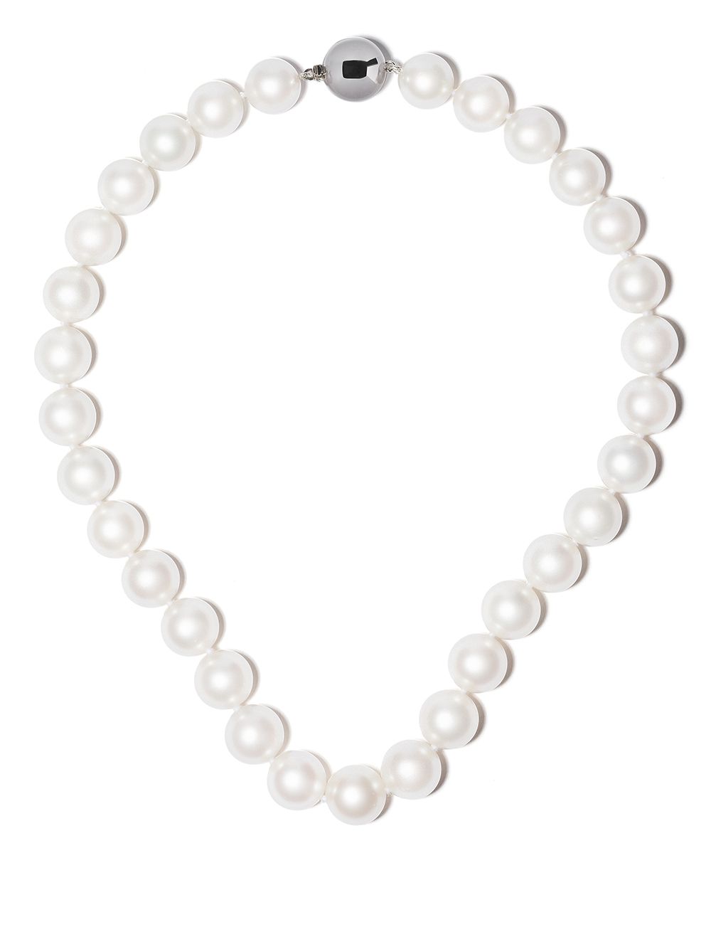 Yoko London 18kt white gold Classic South sea pearl necklace - Silver von Yoko London