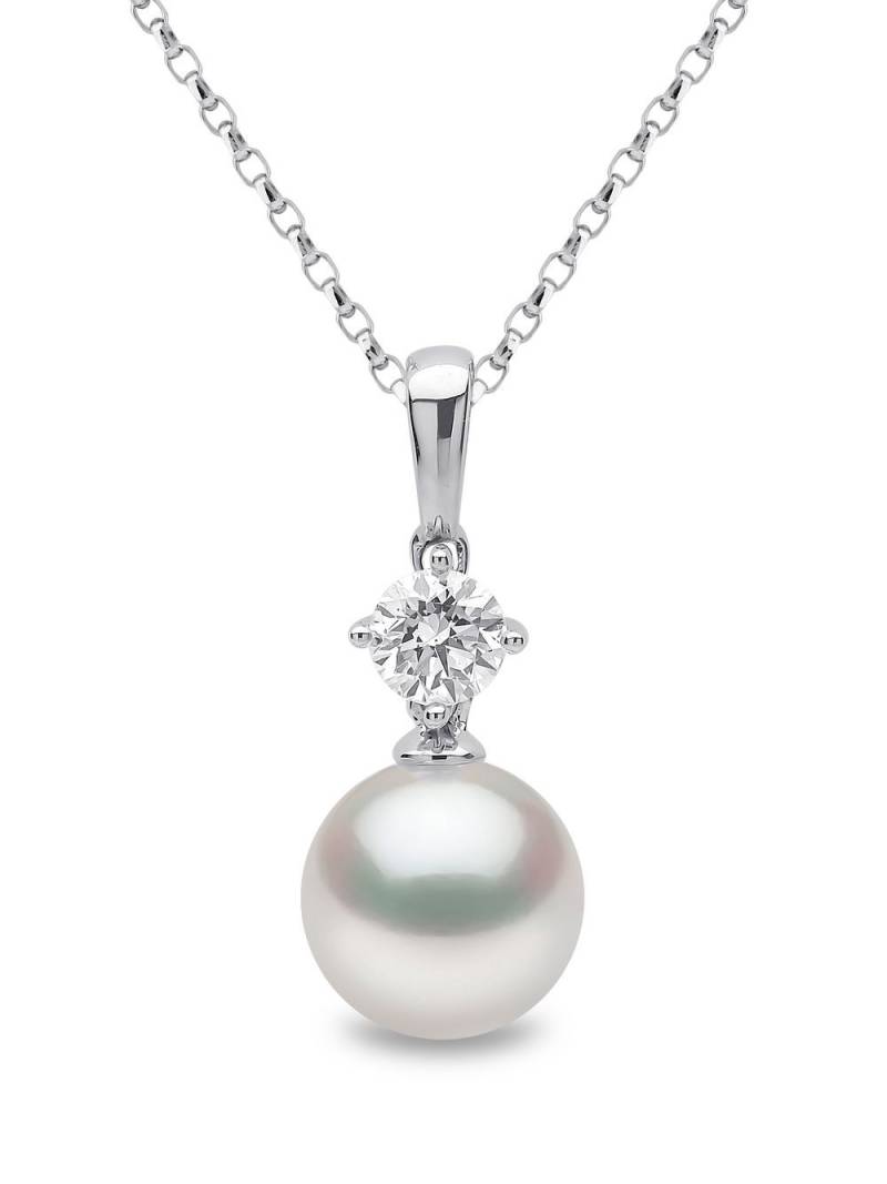 Yoko London 18kt white gold Classic pearl necklace - Silver von Yoko London