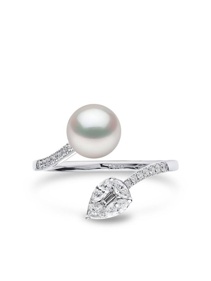 Yoko London 18kt white gold Starlight pearl and diamond ring - Silver von Yoko London