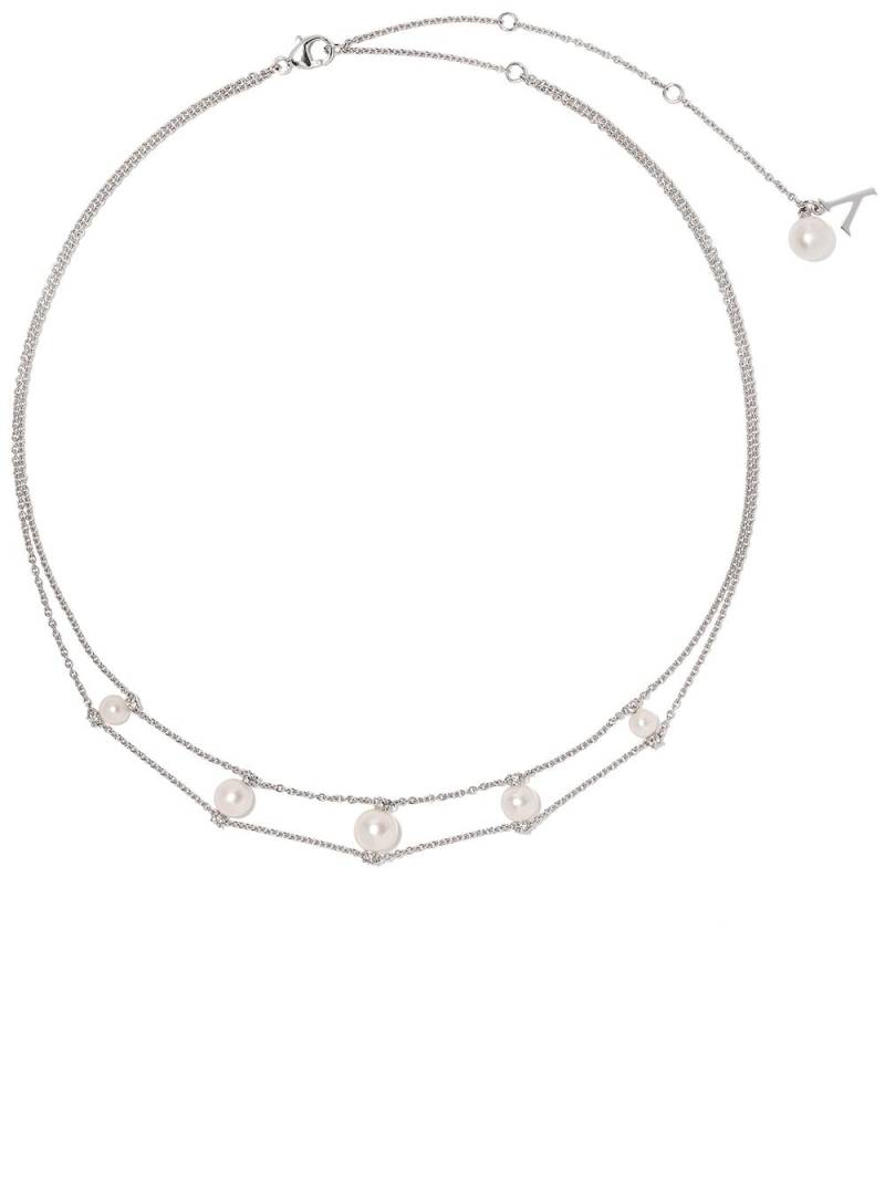 Yoko London 18kt white gold diamond Trend necklace - Silver von Yoko London