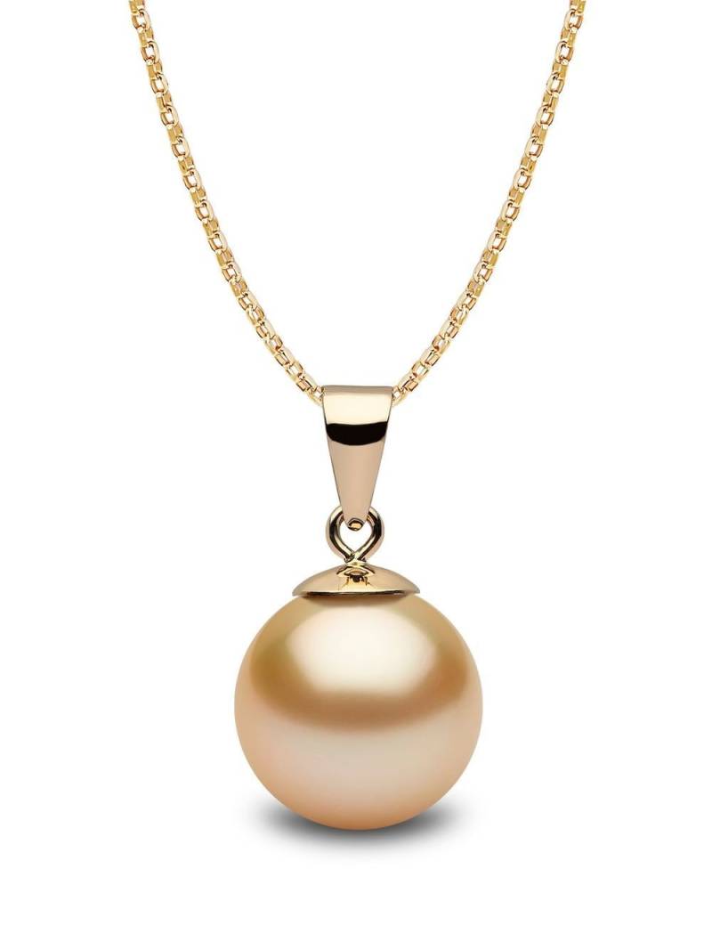 Yoko London 18kt yellow gold Classic 9mm Golden South Sea pearl pendant necklace von Yoko London