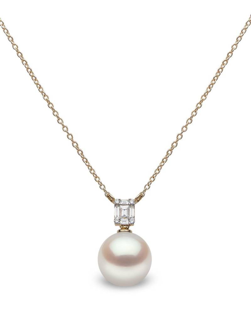 Yoko London 18kt yellow gold pearl and diamond necklace von Yoko London