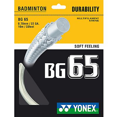 Bg 65 0.70 mm Badmintonsaite von Yonex