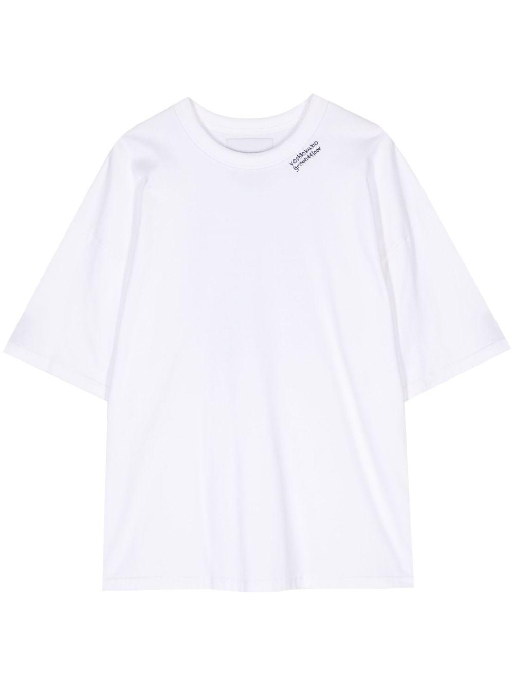 Yoshiokubo Cactus cotton T-shirt - White von Yoshiokubo