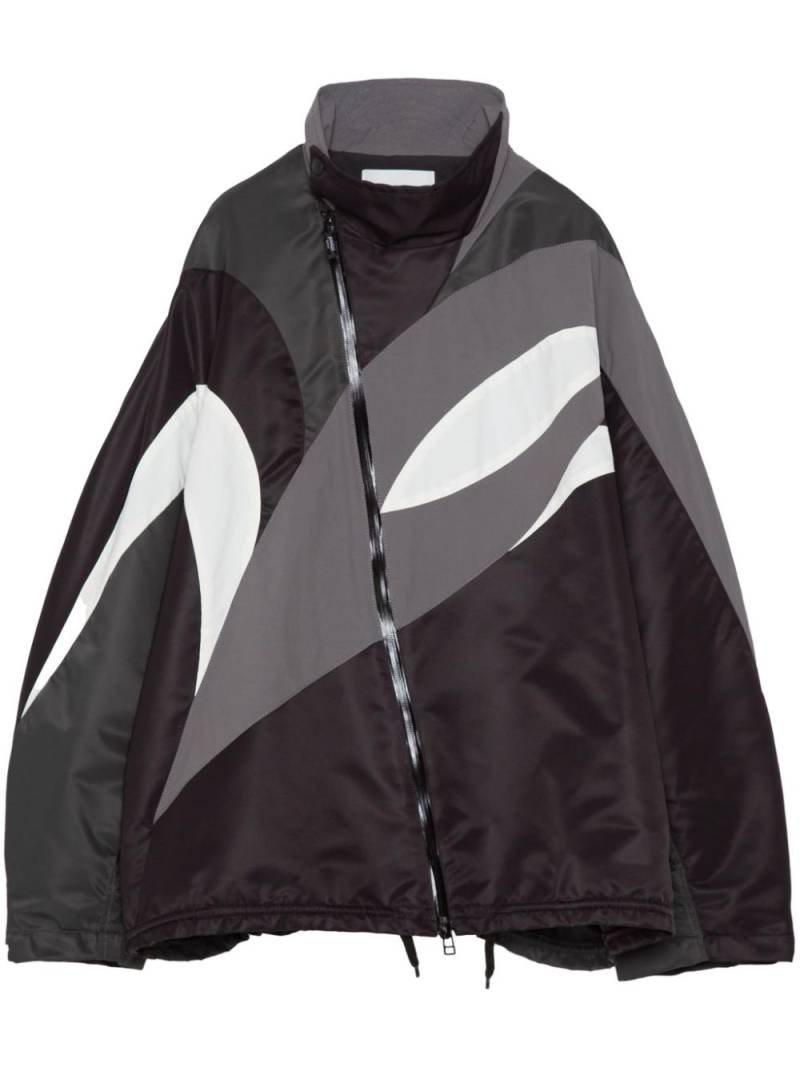 Yoshiokubo panelled design jacket - Black von Yoshiokubo