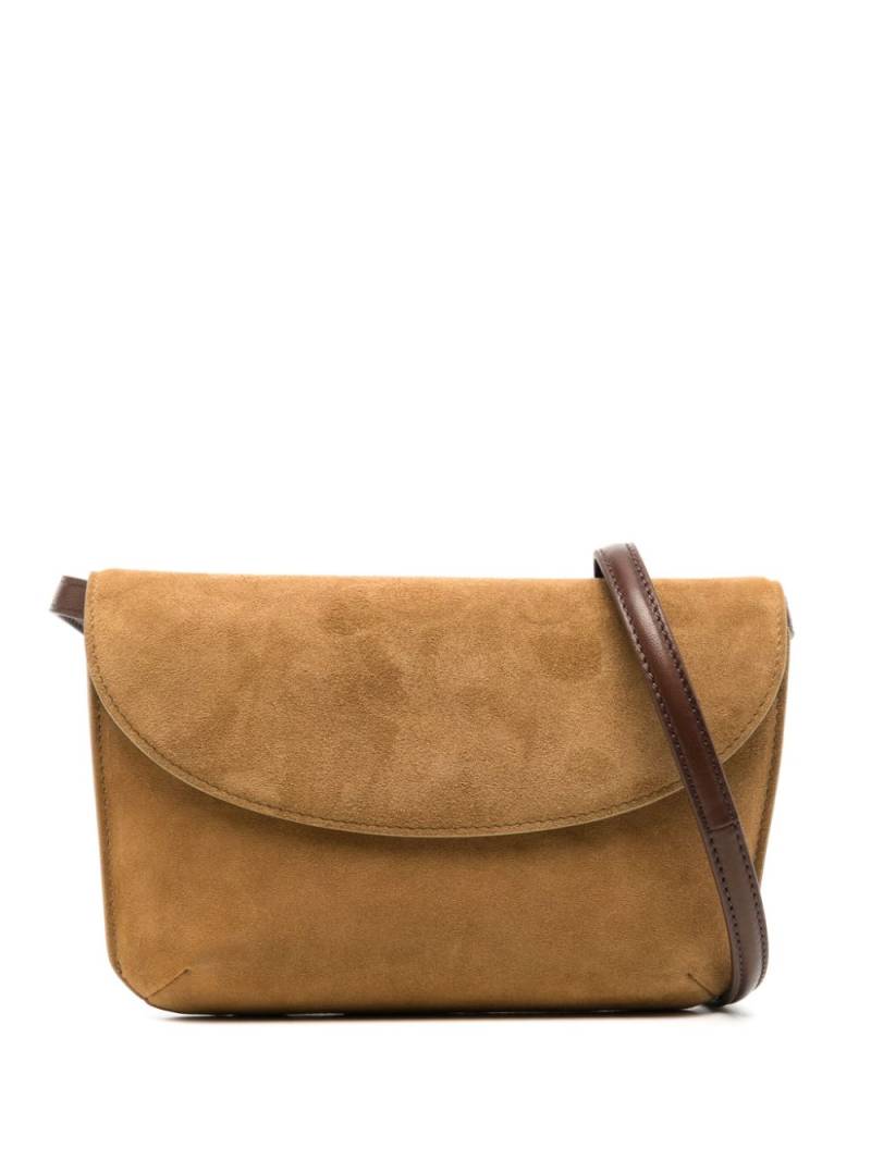 Yu Mei Keriana suede clutch bag - Brown von Yu Mei