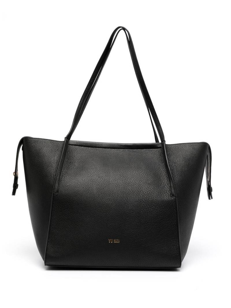 Yu Mei Claudia nappa leather tote bag - Black von Yu Mei