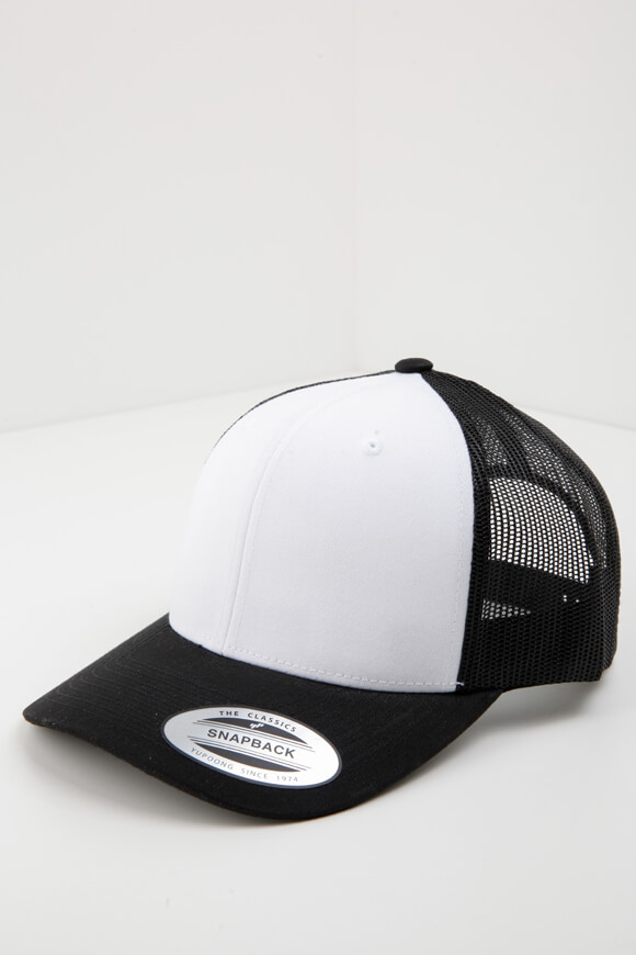 Yupoong Trucker Cap / Snapback | Schwarz + Weiss | Herren  | Einheitsgroesse von Yupoong