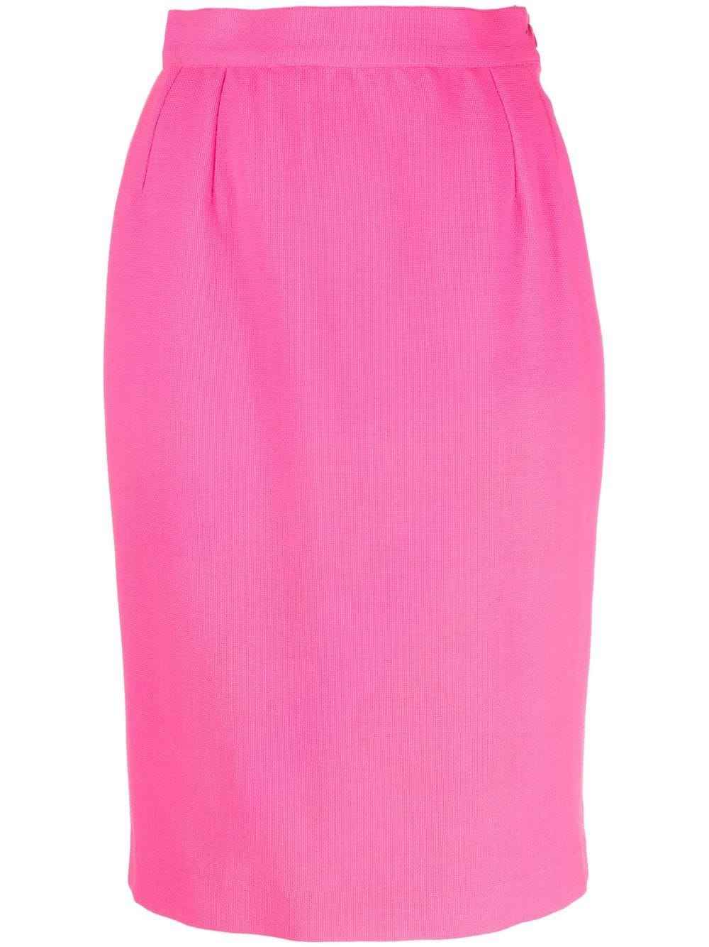 Saint Laurent Pre-Owned 1980s high-waisted pencil skirt - Pink von Saint Laurent Pre-Owned