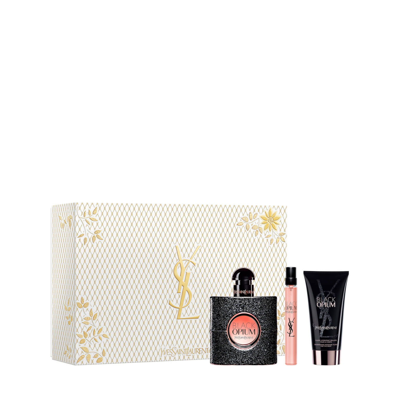 Yves Saint Laurent Black Opium Eau de Parfum Sets mit Düften 3ST Damen von Yves Saint Laurent