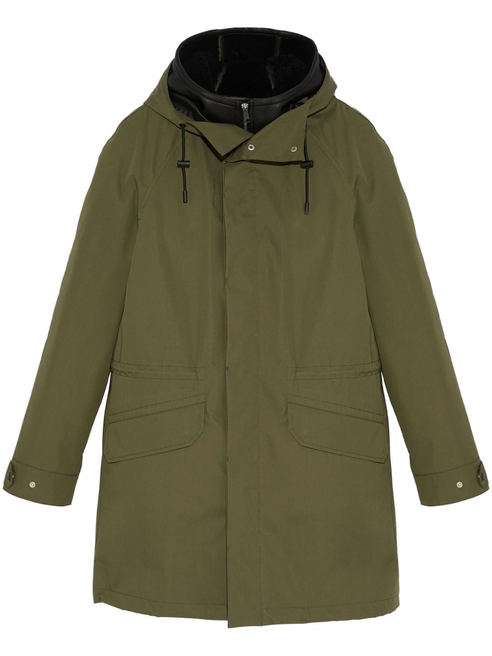 Yves Salomon Iconic parka - Green von Yves Salomon