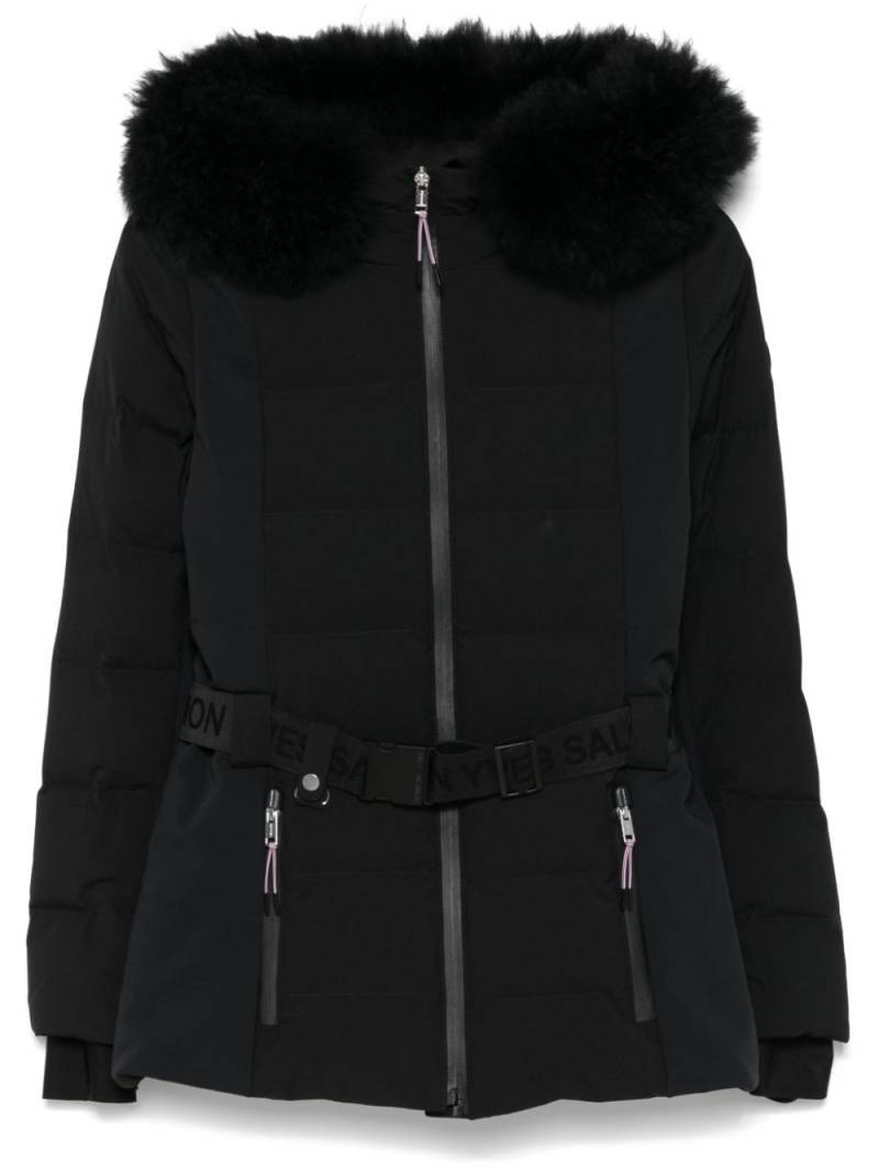 Yves Salomon belted ski jacket - Black von Yves Salomon