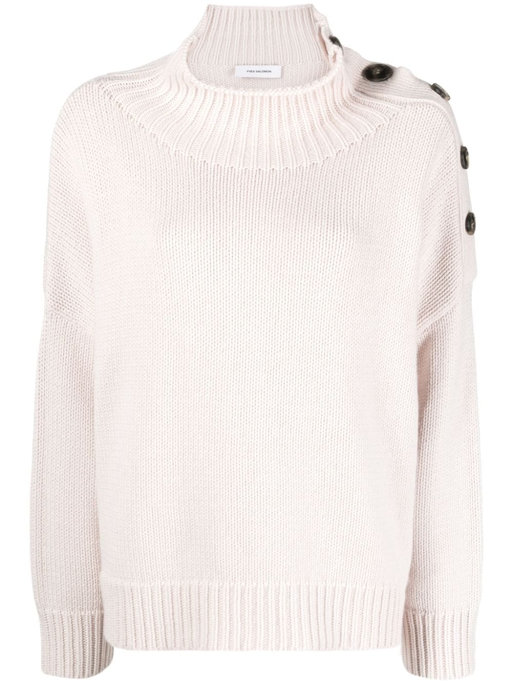 Yves Salomon button-detail knitted jumper - Pink von Yves Salomon