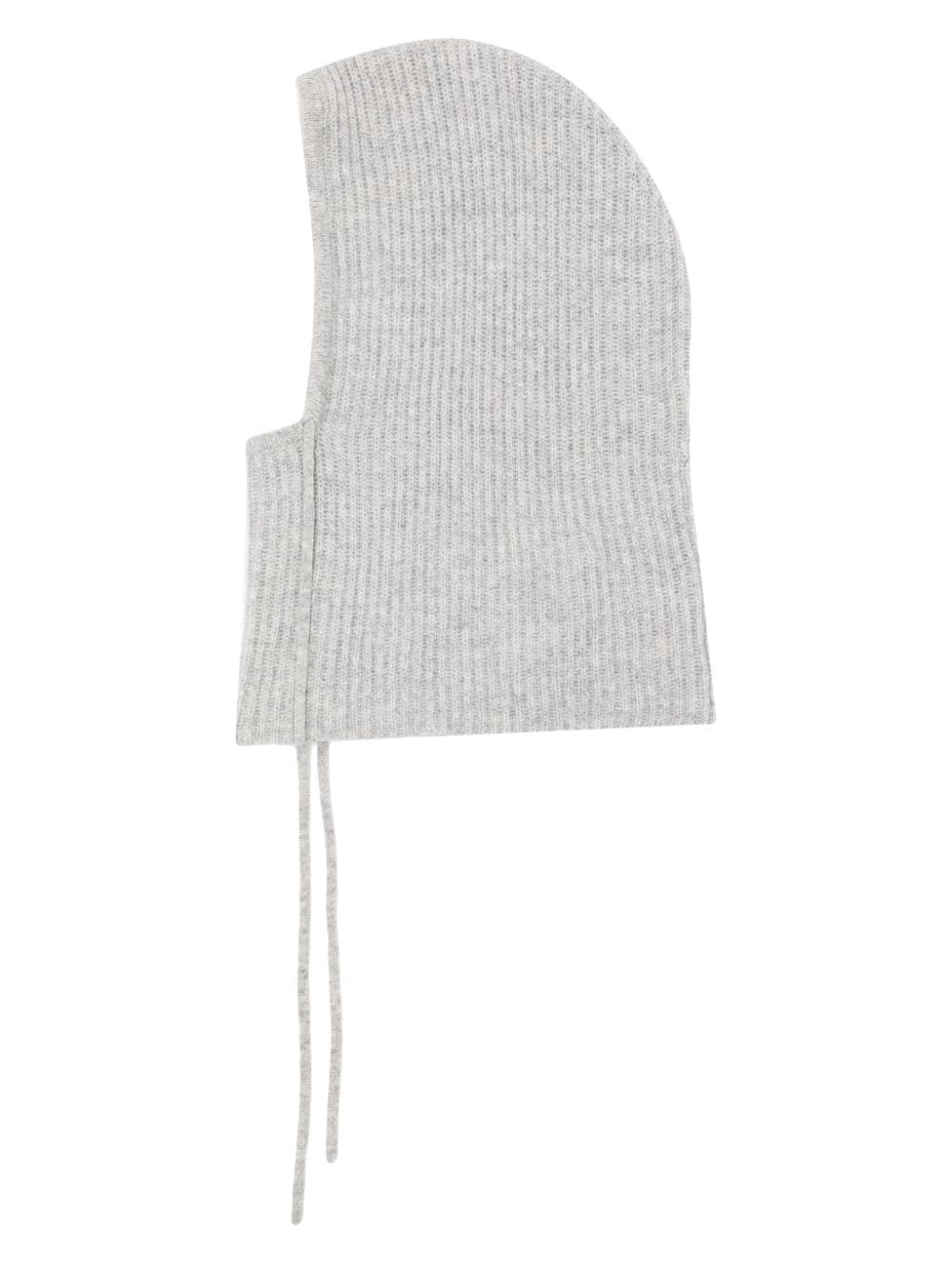 Yves Salomon cashmere ribbed-knit balaclava - Grey von Yves Salomon