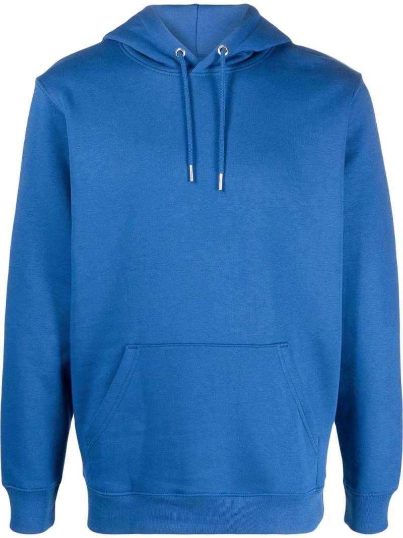 Yves Salomon drawstring organic-cotton hoodie - Blue von Yves Salomon