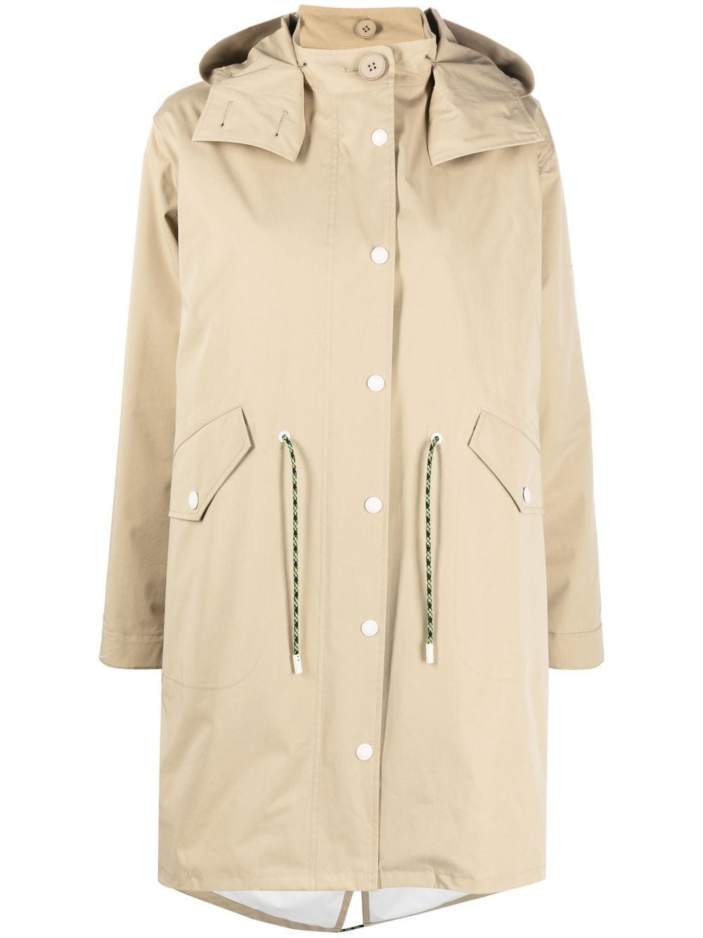 Yves Salomon drawstring waist raincoat - Neutrals von Yves Salomon