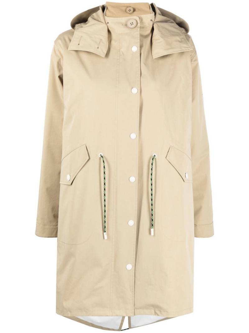 Yves Salomon drawstring waist raincoat - Neutrals von Yves Salomon