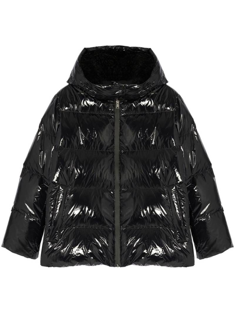 Yves Salomon duck-down padded jacket - Black von Yves Salomon