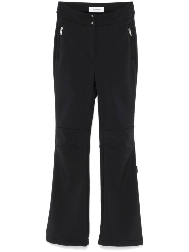 Yves Salomon flared ski trousers - Black von Yves Salomon