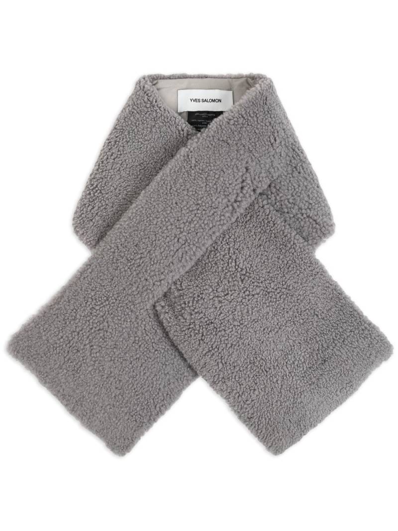 Yves Salomon fur shawl - Grey von Yves Salomon