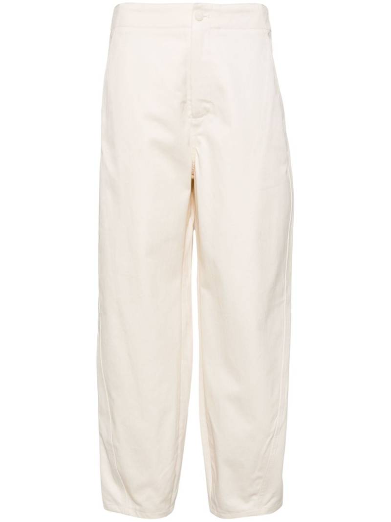 Yves Salomon high-waist tapered trousers - White von Yves Salomon