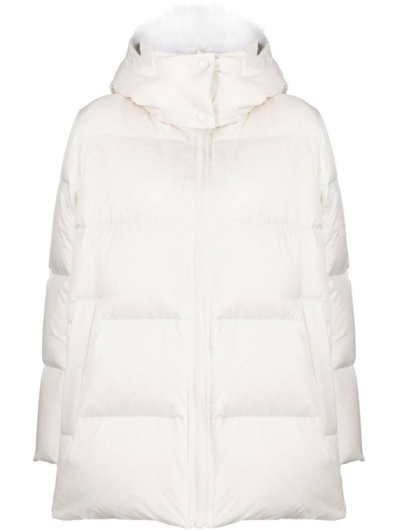 Yves Salomon hooded padded jacket - Neutrals von Yves Salomon