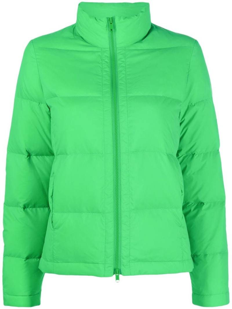 Yves Salomon logo-patch padded down jacket - Green von Yves Salomon