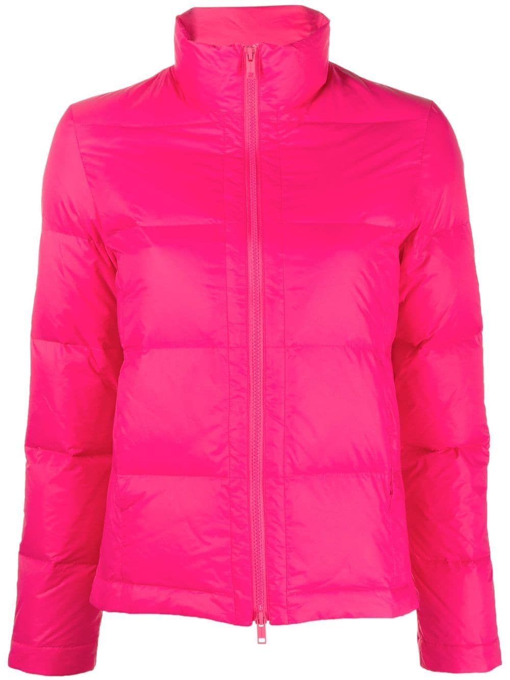 Yves Salomon logo-patch padded down jacket - Pink von Yves Salomon