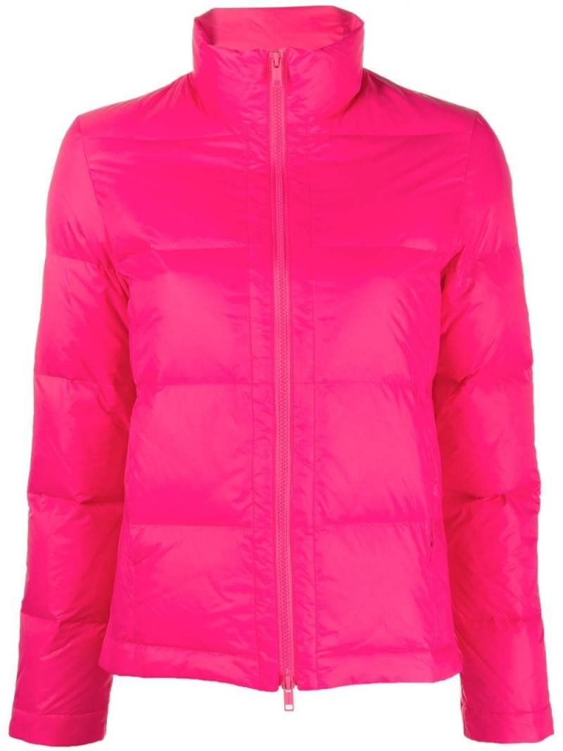 Yves Salomon logo-patch padded down jacket - Pink von Yves Salomon