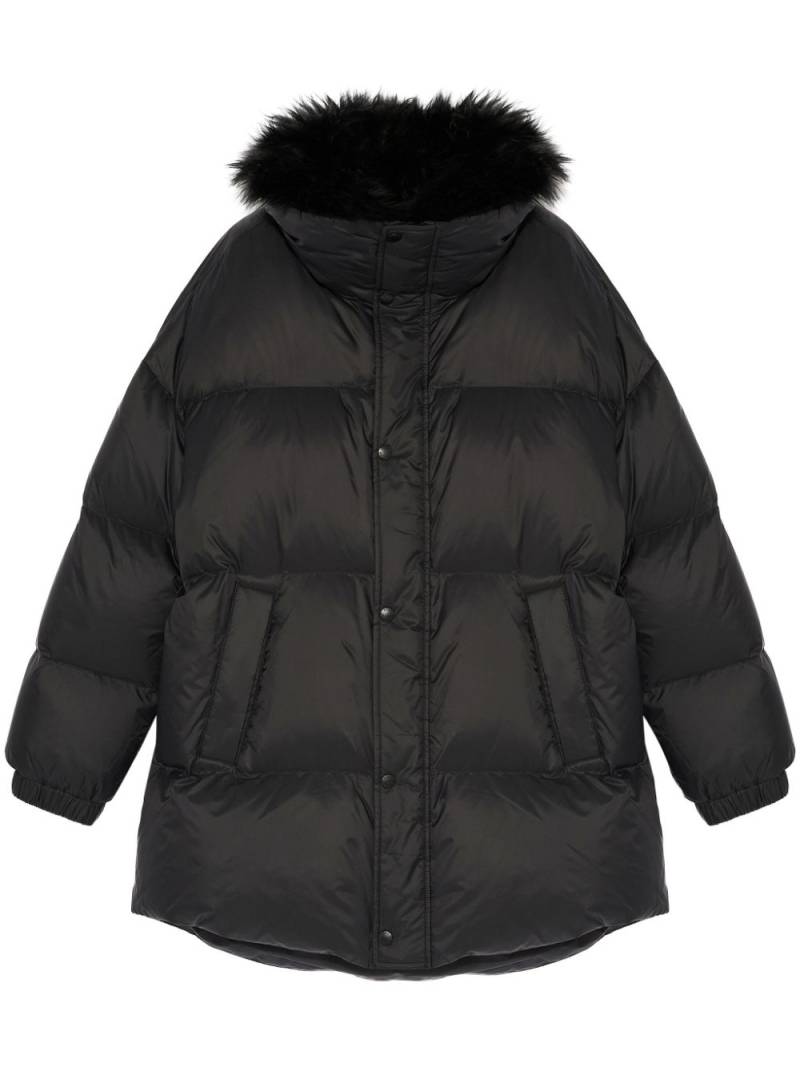 Yves Salomon padded-design coat - Black von Yves Salomon