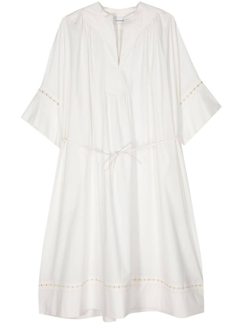 Yves Salomon poplin midi dress - Neutrals von Yves Salomon