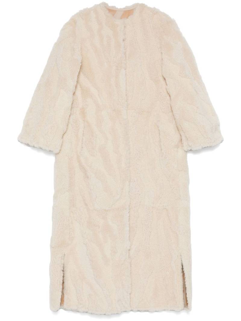 Yves Salomon shearling coat - Neutrals von Yves Salomon