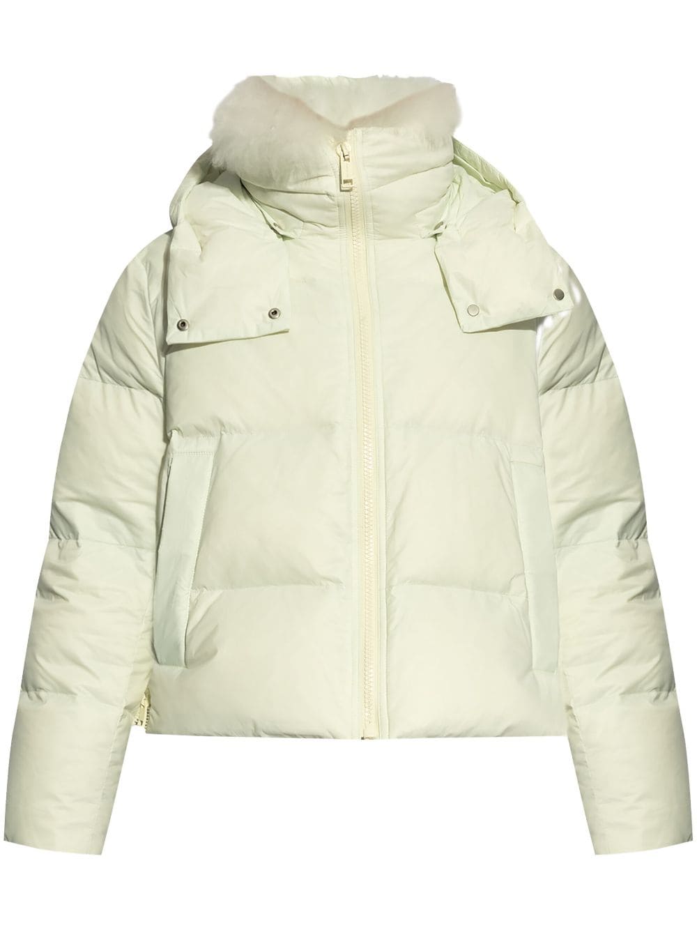 Yves Salomon shearling-collar padded jacket - Neutrals von Yves Salomon