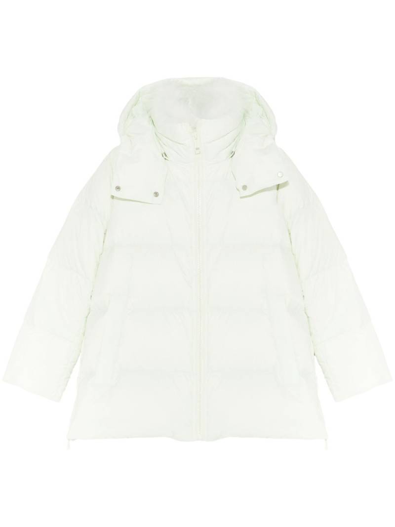 Yves Salomon shearling-trimmed down jacket - Green von Yves Salomon