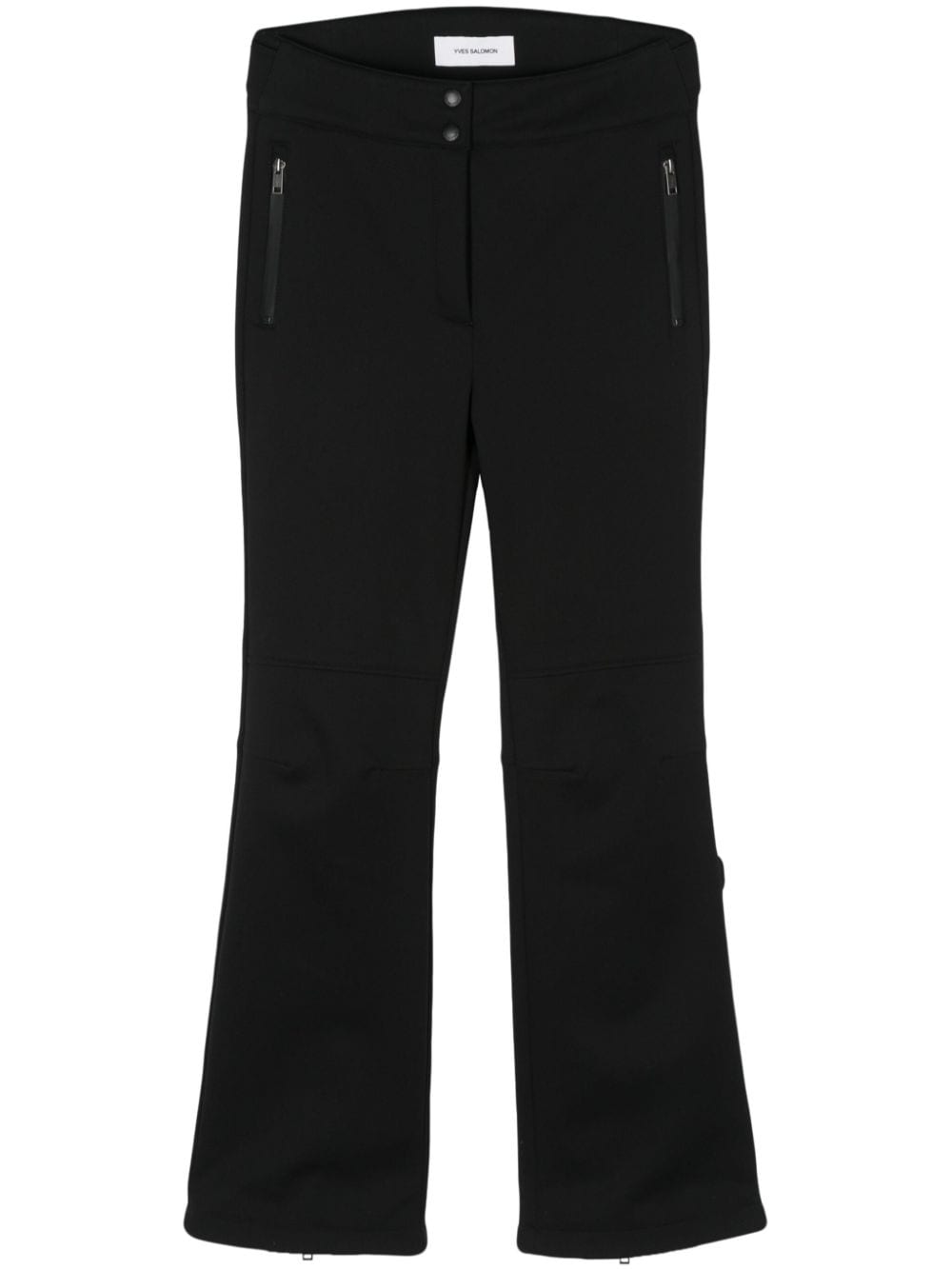 Yves Salomon slight-flared ski bottoms - Black von Yves Salomon